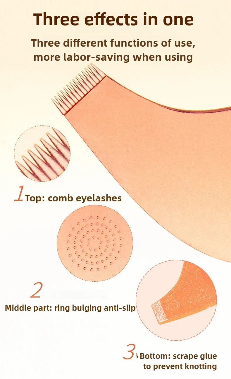 Description Picture 4 of item10pcs Makeup Eyelash Brushes Reuseable Plastic Clean Comb S Shape Lashes Lifting Curler Eye Lash Extension Perm Eyelashes Tool