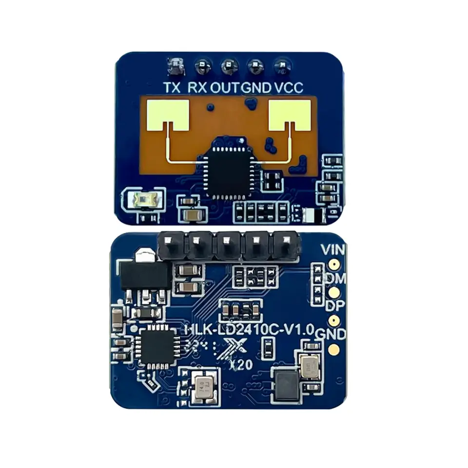 New HLK-LD2410C LD2410 LD2420 LD2410S 24GHz MMWave 5M Human Presence Radar Sensor Motion Module image 11