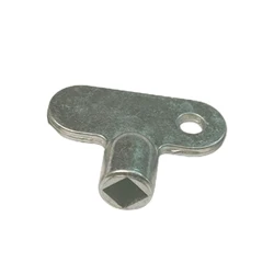 Key Exhaust Valve Key 2pcs 5ร5mm Shatterproof Material Silver Square Socket Zinc Alloy For Standard Heating Valves