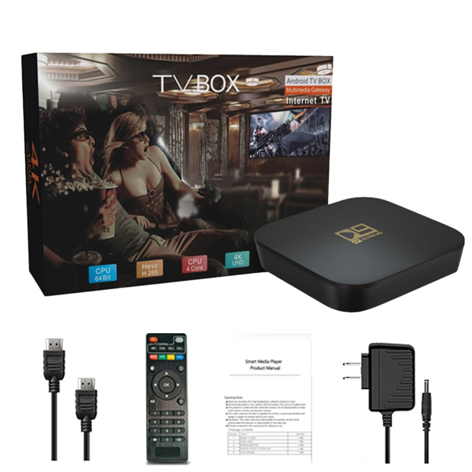 

Стандартная ТВ-приставка S 4K Ultra HD Android TV 9,0 HDD 8 Гб WiFi DTS Многоязычная смарт-приставка с Bluetooth 2,4G смарт тв приставка андроид smart tv android