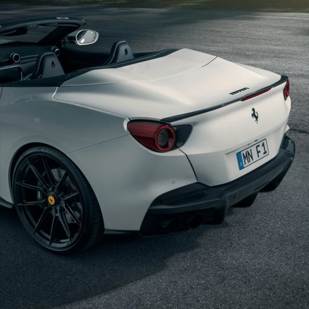 Фото Спойлер для заднего бампера Ferrari Портофино 2018-up из углеродного волокна №4