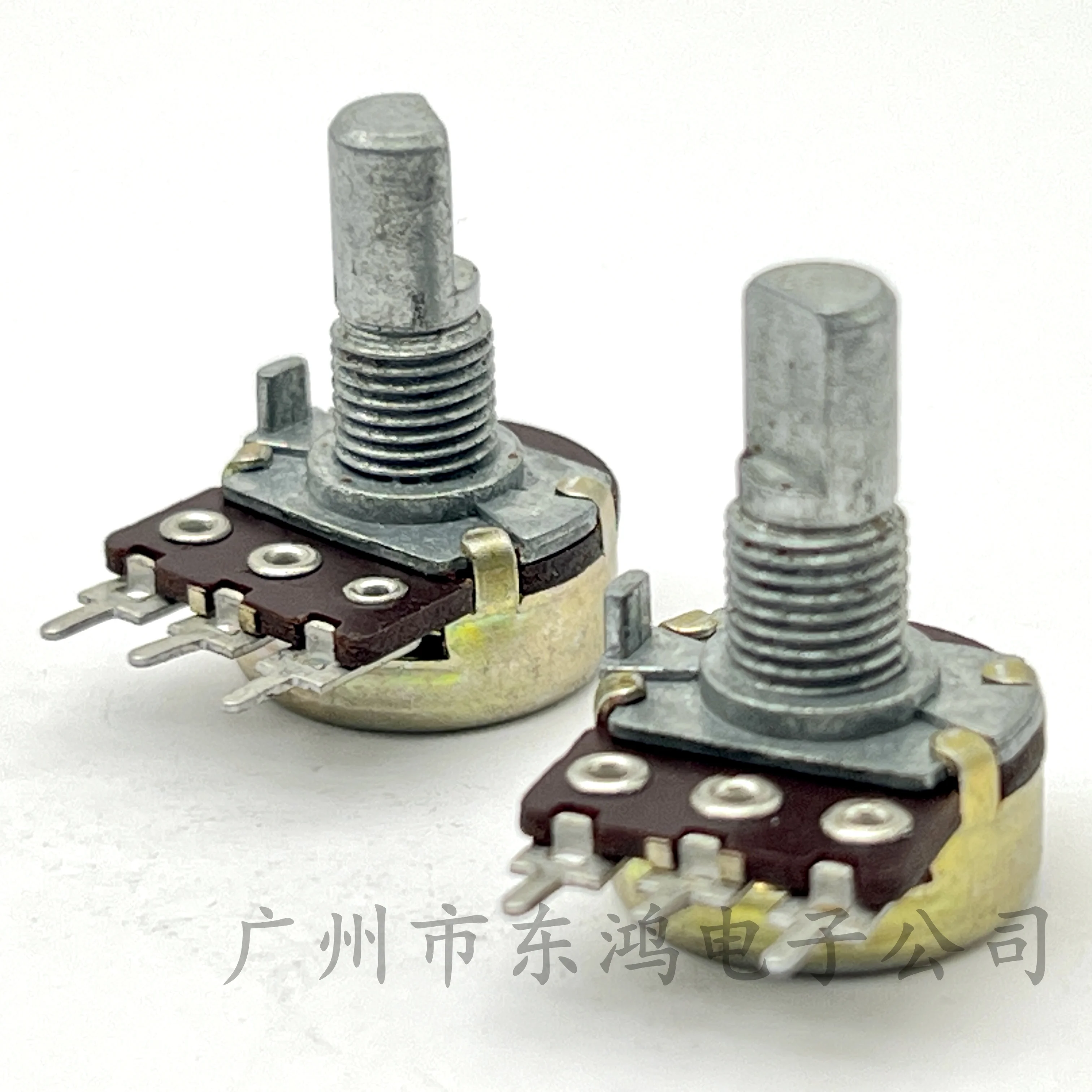 Rotary Potentiometer 1 PCS alpha RK16 single 3-pin rotary potentiometer A10K axis length 15mm