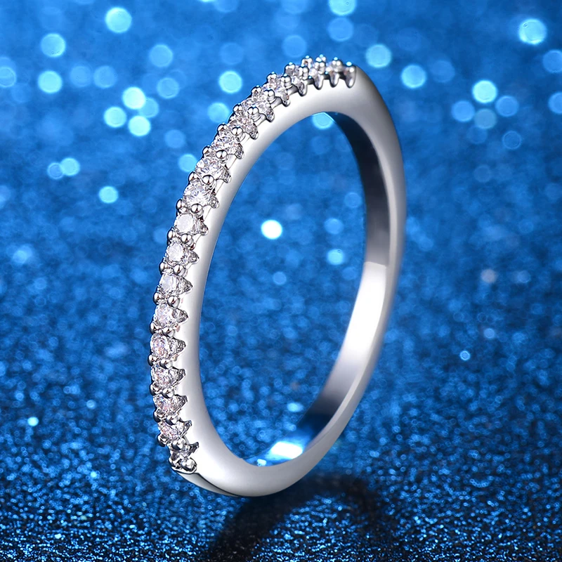 Colorful Simple Luxury Zirconia Engagement Ring Silver Color Crystal Wedding Rings Women Party Jewelry Anillos