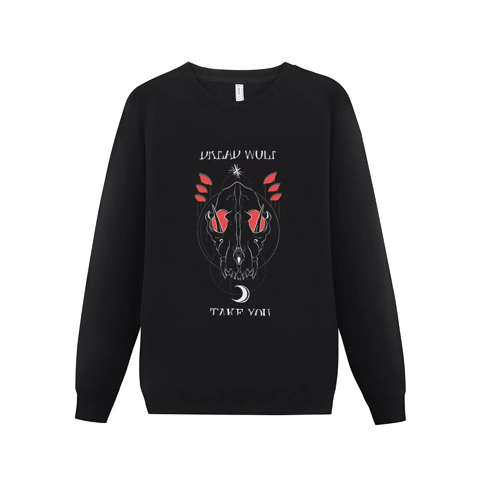 

New Dread Wolf Take You Sweatshirt graphic t shirts men streetwear men aesthetic sweatshirts