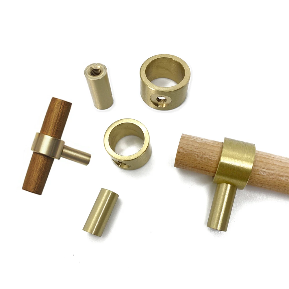 

Diy Modern Brass Handles Accessory For Furniture Cabinet Door Kitchen Closet Cupboard Drawer Hole Adjustable Knob Easy Pulls