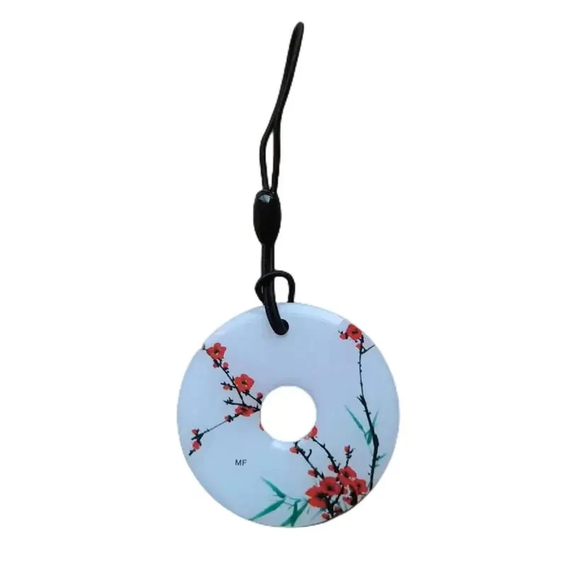 30 Different Patterns Rewritable UID IC 13.56MHz 1K S50 Writable Changeable NFC Keyfobs RFID Waterproof Key Token Tag Card 1Pcs