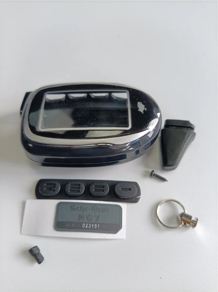 case keychain for Scher Khan M7 magicar 7 start Scher Khan 7 Case two way car alarm