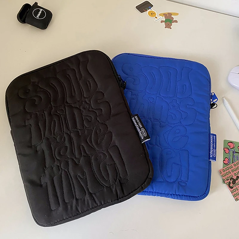 Prova de Choque Bordado Padrão Laptop Sleeve Case Bolsa 11 13 14 Fit para Macbook Ipad Samsung Tablet Bolsa à - Imagem 3