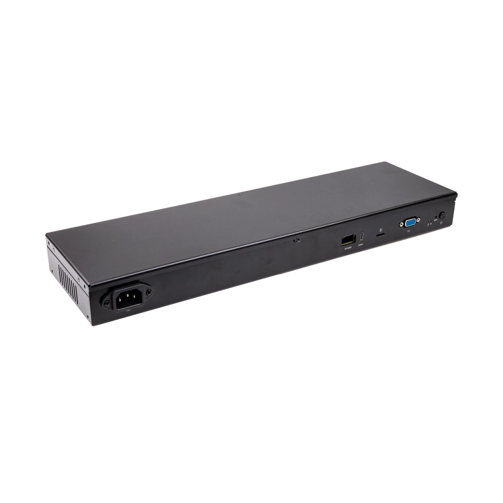 QOTOM Mini PC Q20322G9-1U 5*2.5G Lan 2.4GHz SFP+ Atom C3558 Quad Cores Processor Mini Computer 3
