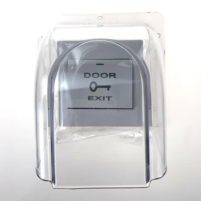 Doorbell Button Shell 86 Mode Style Waterproof Cover Rainproof Case Rain Protector Protection Access Control Keypad Card Reader 4