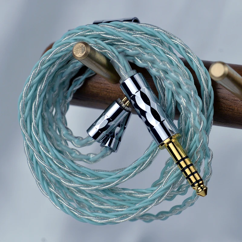 Yongse BlueMoon 5N silver 6N copper silver earphone upgrade cable 0.78 MP145 Melody CVJ Assassin