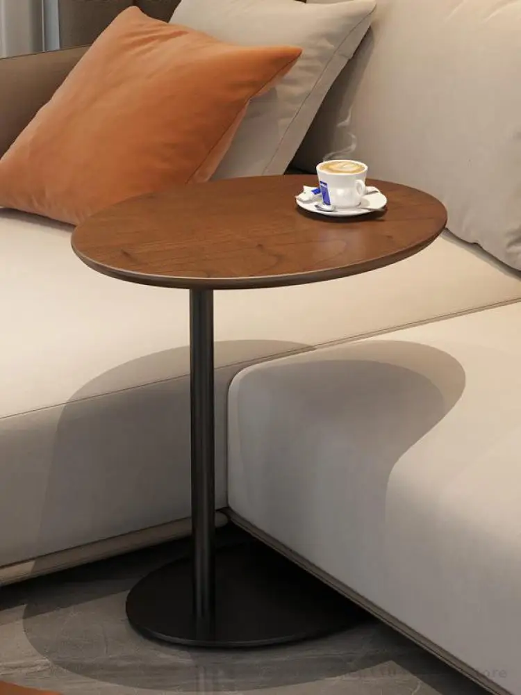 Creative Solid Wood Sofa Side Table Removable Mini Living Room Small Coffee Table Corner Side Cabinet Small Apartment