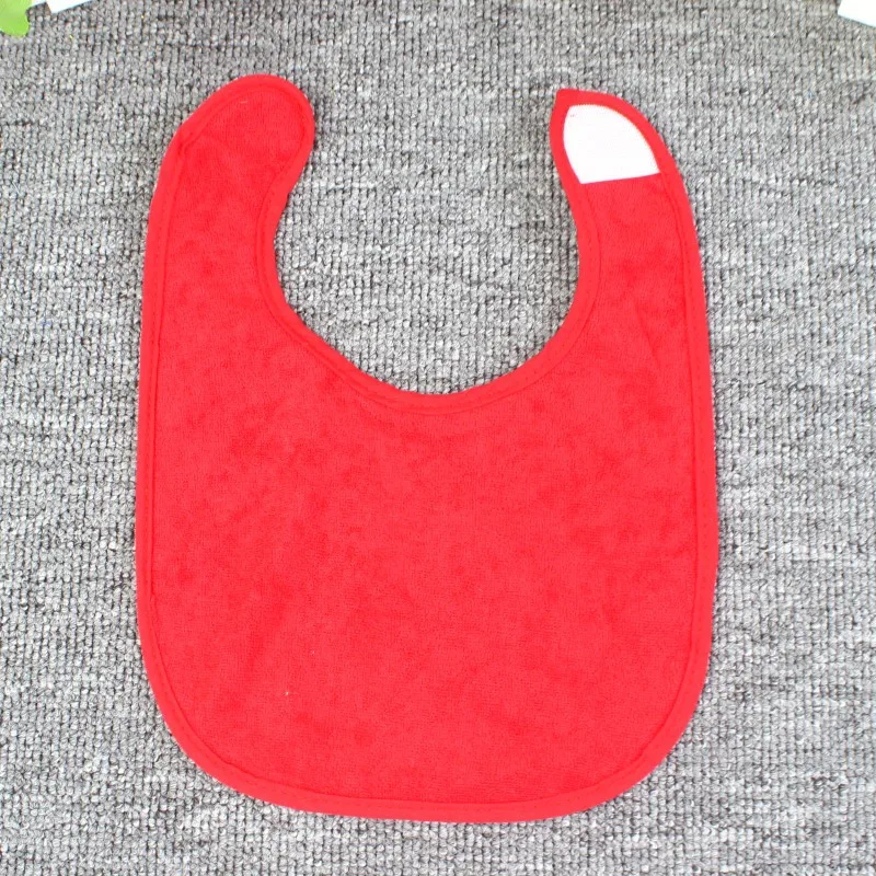 Baby Bib Cotton Towel Cloth Eating Anti Dirt Portable Polyester U-shaped Terry Cloth Double Layer Thickened