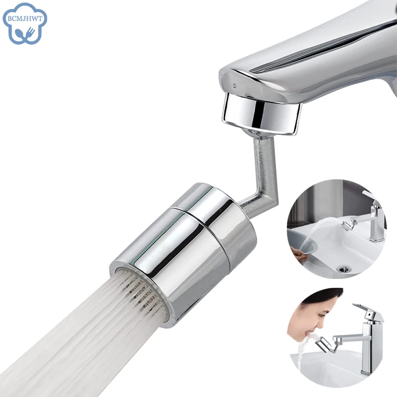 

Universal 360° Rotate Kitchen Faucet Extender Aerator Plastic Splash Filter Single Mode Water Outlet Kitchen Items Home Gadgets