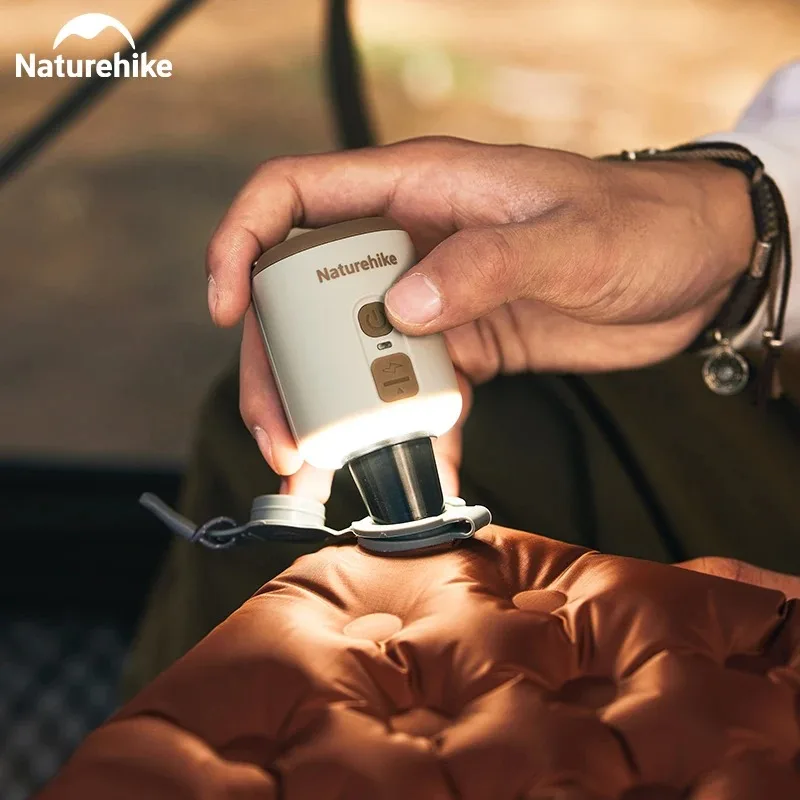 

Naturehike Outdoor Mini Air Pump Portable Multifunctional Electric Inflatable Pump Ultralight Camping Tent Light Outdoor Tool