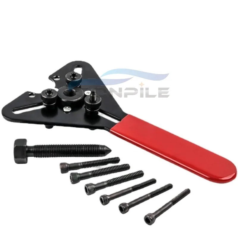 

Car Air-conditioning Repair Tool Wrench A/C Compressor Clutch Remover Hand Tools Kit Hub Puller Holding Tool Car Accessories