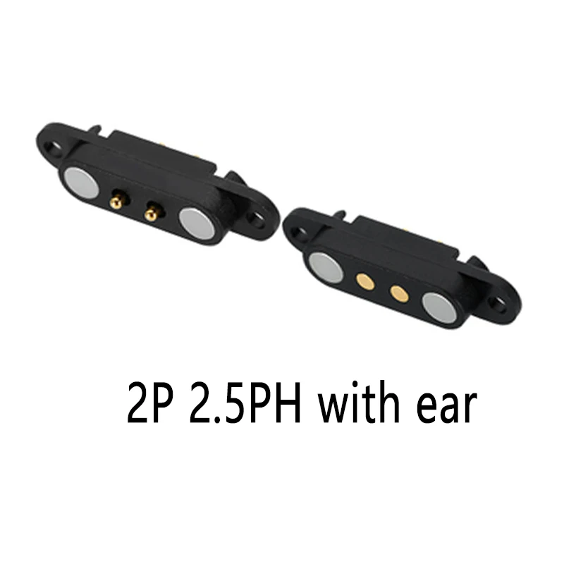 1 satz 2A 2Pin DC Magnetische Pogo Pin Stecker 2 3 4 5 Pin Pogopin Männlich Weiblich Gefederte DC steckdose Pitch 2,54mm 2,80mm – Detail 4