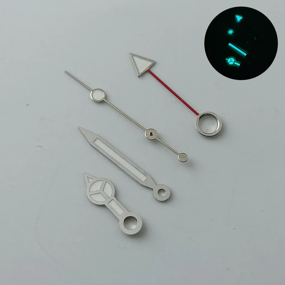 NH34 GMT Blue Green/Green Glow Watch Pointer for NH34 Automatic Movement Watch Accessories Parts watch accessories