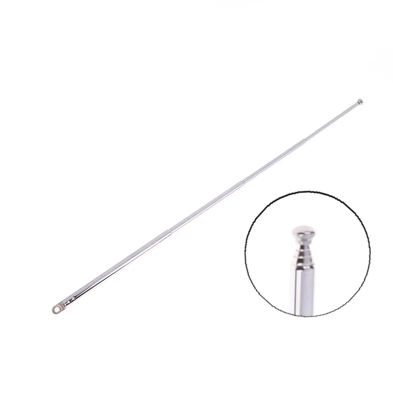 

TV Radio DAB AM FM Universal Folding Length 89MM And Unfold 295MM New 5273-5 Section Replacement Telescopic Aerial Antenna