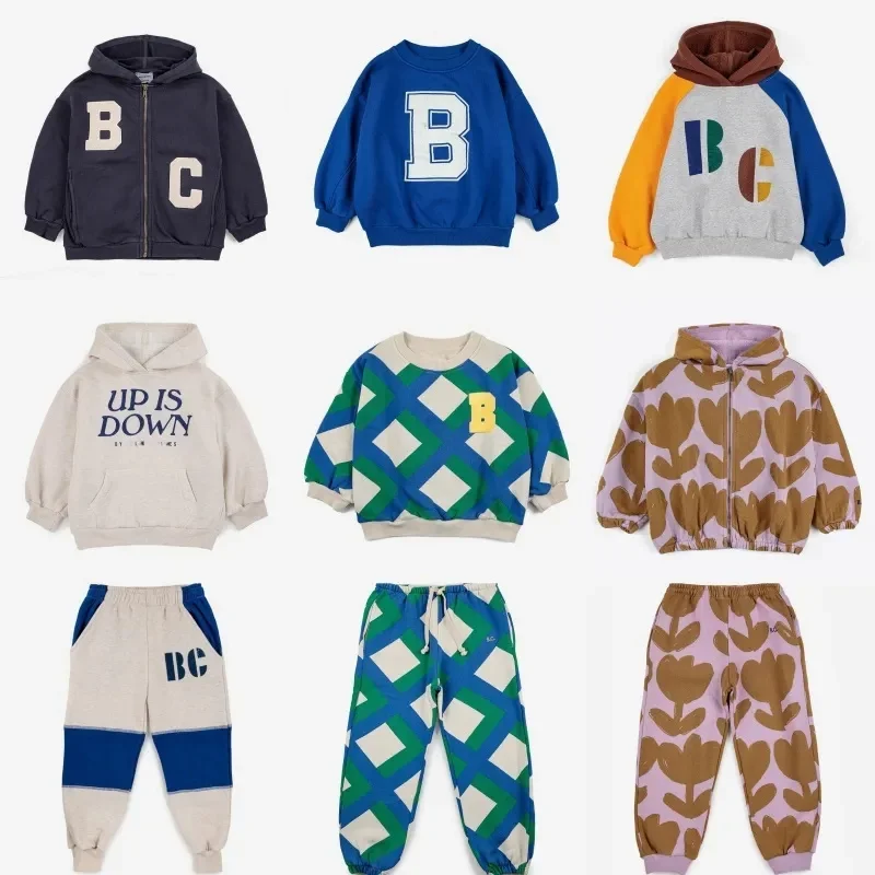 

Pre-sale 2023 BC Autumn Sweatshirt and Pants Sets Kids Fashion Designer Suits Toddler Kindergarten Clothes Sets