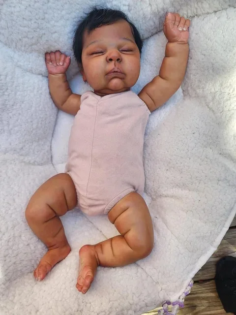 Muñeca Reborn Cuerpo De Tela NPK Muñeca De Cuerpo De Tela Para