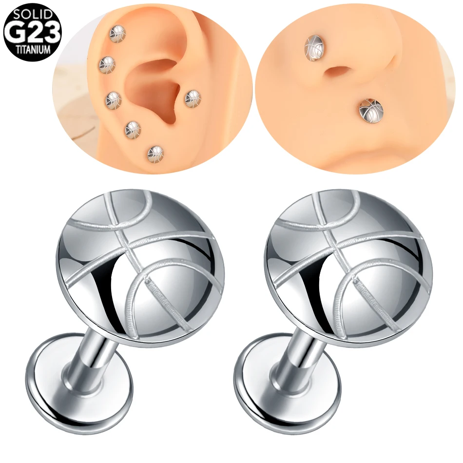 

Серьги-гвоздики из титана G23, 16 г, 1/5 шт.