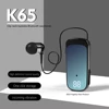 K65 Fashion Bluetooth Headset Business Retractable Lavalier Type Earphone Single Ear Hands Free with Wire Super Long Standby 3