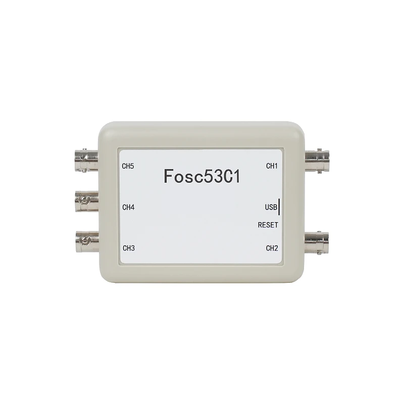 Fosc53C1 USB 5 channel oscilloscope Sampling rate 1M Laboratory electrical repair automotive handheld portable oscilloscope