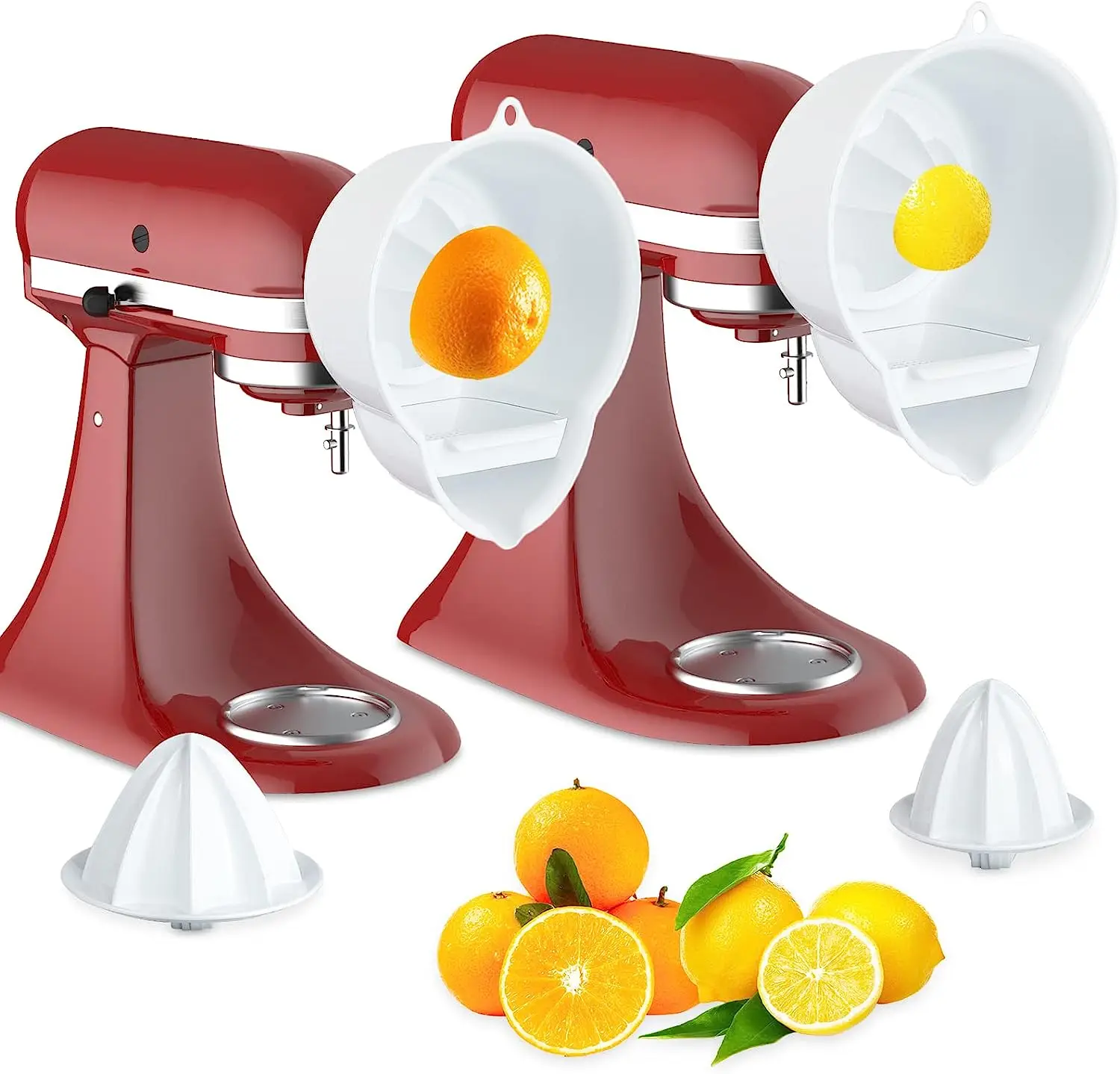 

2024 Juicer for Kitchenaid Stand Mixer Citrus Juicer Attachment，Juicer Attachment for Kitchenaid Stand Mixer with 2 Size Reamer,