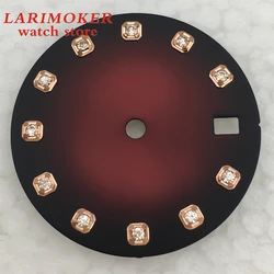 Elegant 20.5mm Blue and White Diamond Gradient Ladies' Watch Dial (9)