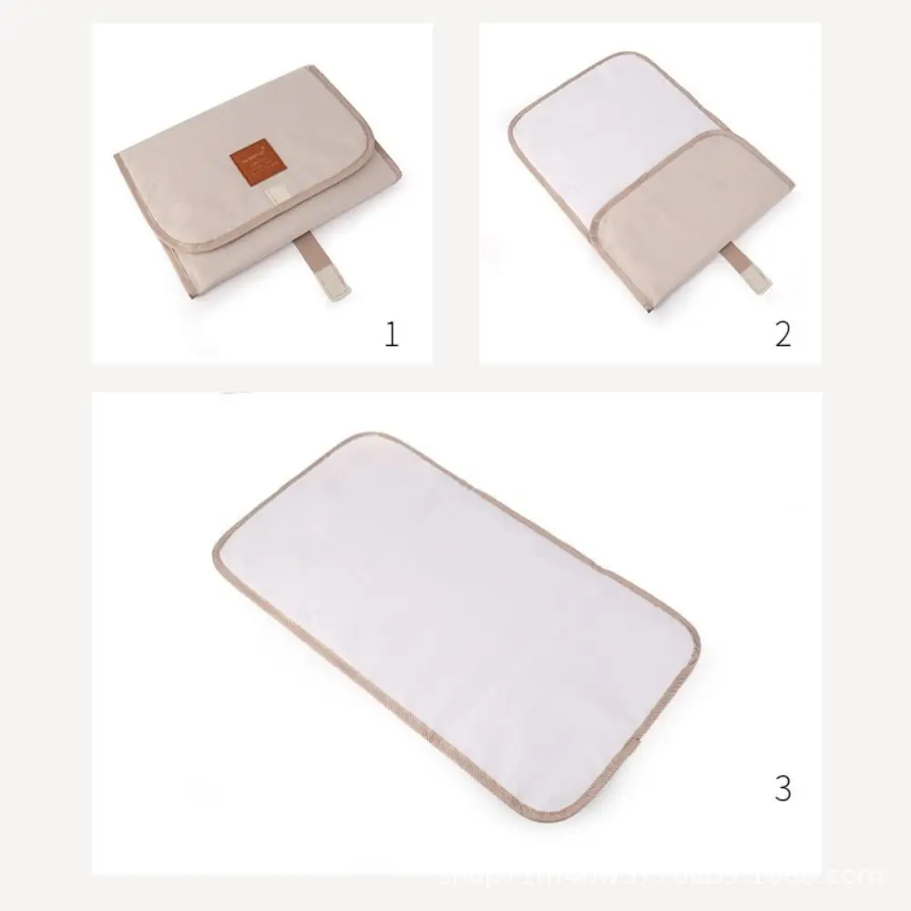 Waterproof Newborn Diaper Changing Pad Foldable Portable Newborn Diaper Changer Compact Comfortable Travel Nappy Changing Mat