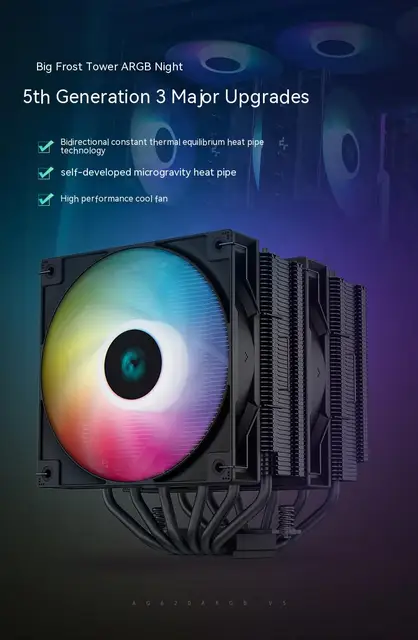 Deepcool AG620 BK ARGB (5 butiker) se bästa priserna »