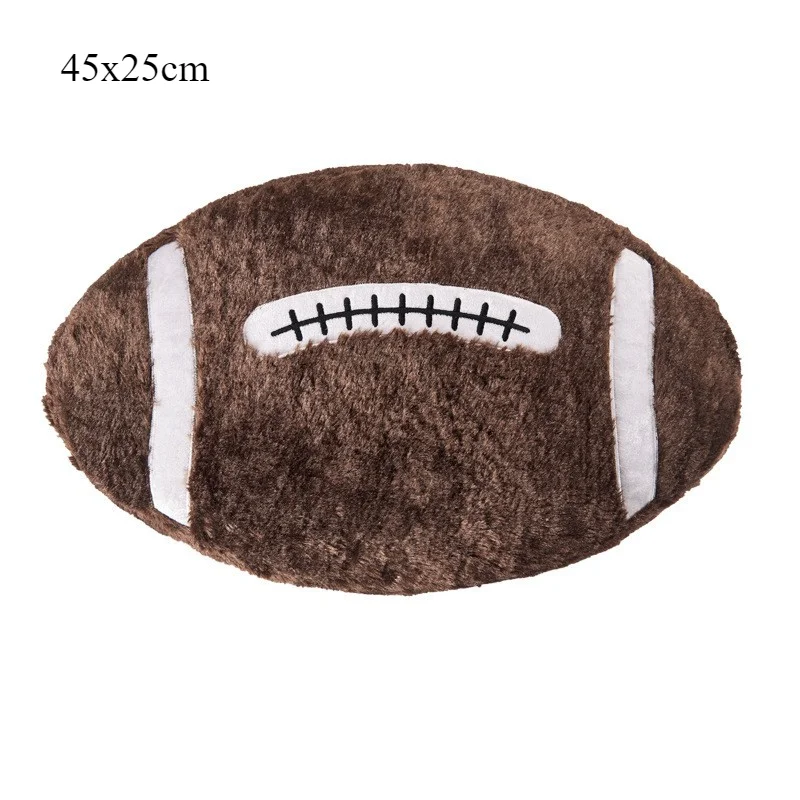 Basketball and Football-shaped Sports Plush Cushion Pillow Winter and Summer Style Gift for Boyfriend and Fan 6