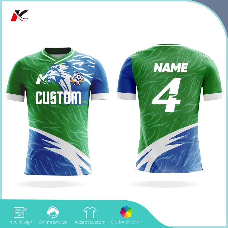 Design Sublimated Mash Ployester Fabric Printed Youth Soccer Jersey Shorts Sleeve Football Shirts For Men