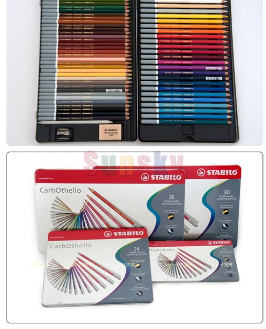 Stabilo CarbOthello Pastel Pencil Sets - Set of 24