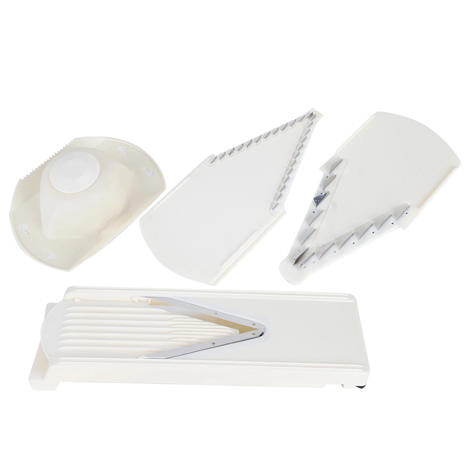 Multifunctional Household V-Shaped Grater Slicing Cutter with Hand Protector Stainless Steel Blade