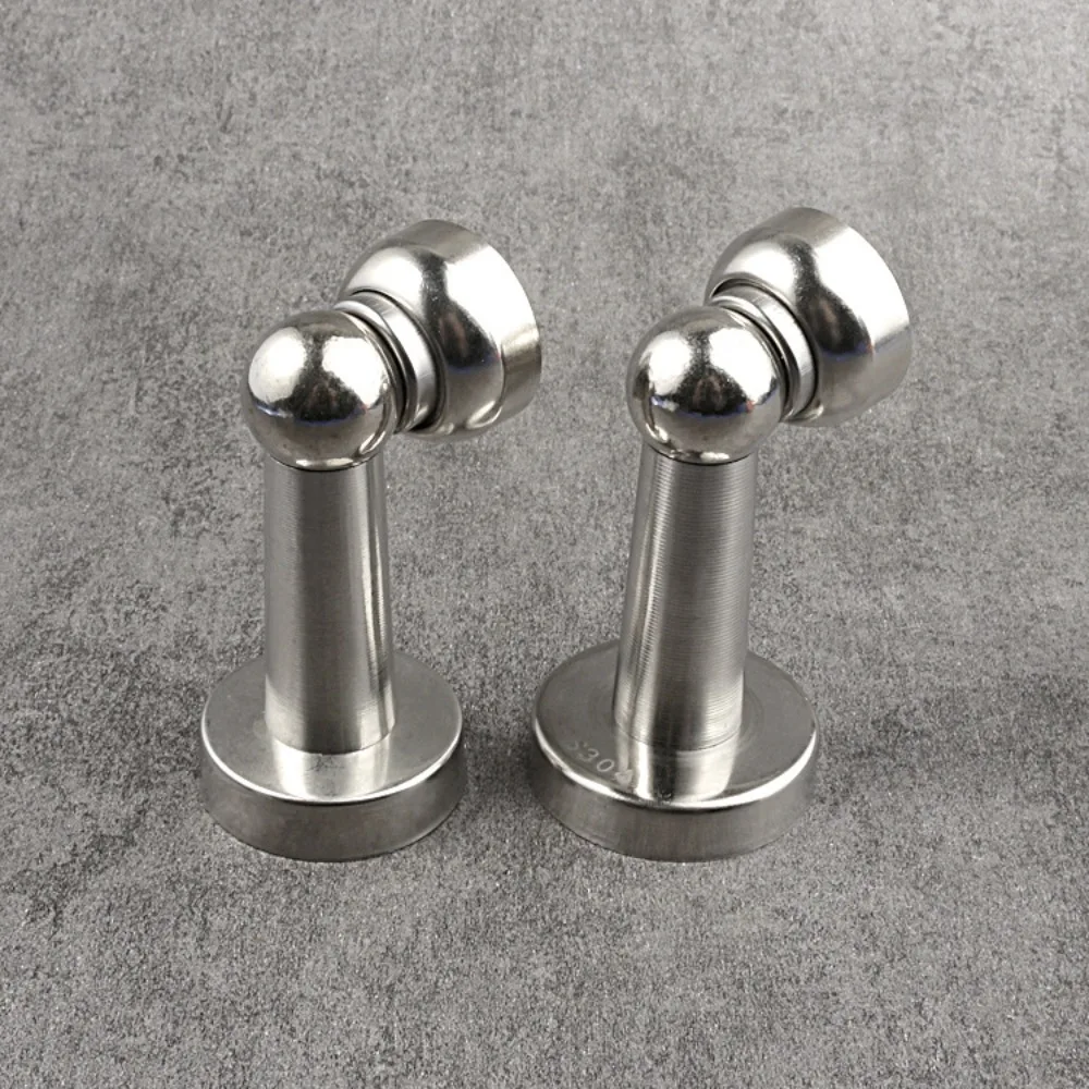 Invisible Door Stopper Stainless Steel Punchfree Windproof