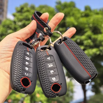 Portachiavi Per Nissan Rouge Kicks Pathfinder J12 Ariya Altima Rogue Qashqai Bluebird Sylphy Chiave A Distanza Dell'automobile Caso Della Copertura Accessori