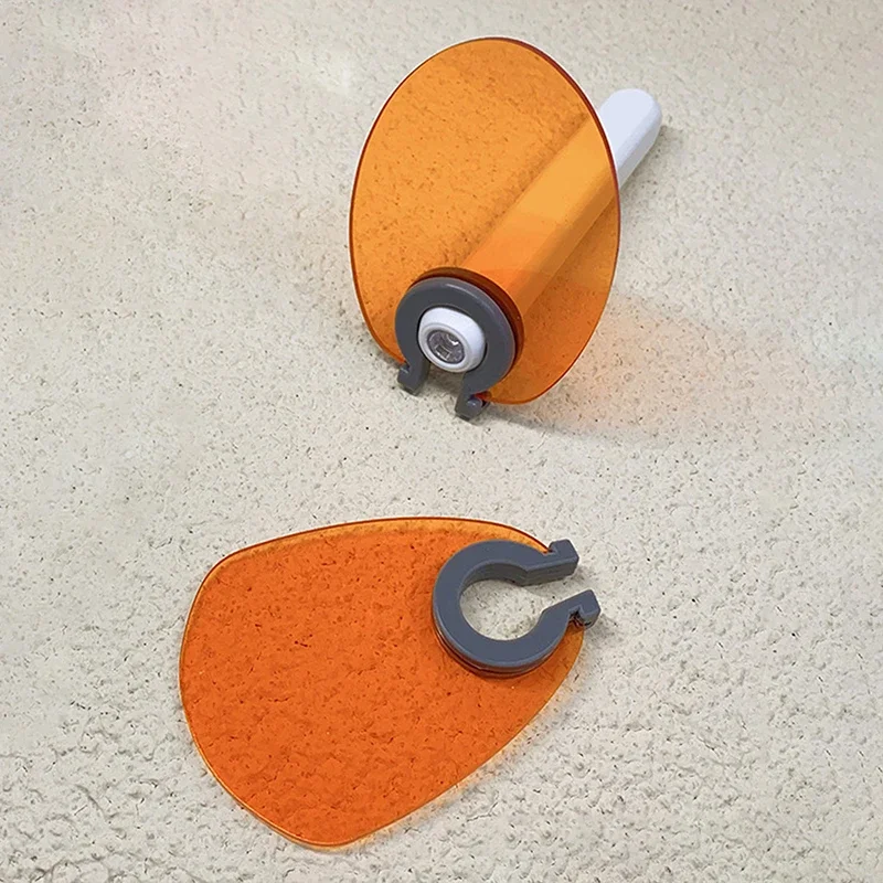 Dispositivi per saloni di bellezza per unghie Deflettore acrilico che blocca la luce per occhiali protettivi per lampada UV per unghie a forma dritta Anti-luce blu - immagine 2