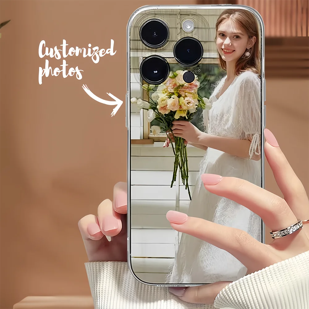 DIY Customizable Photo Anti-Shock Silicone Back Cover