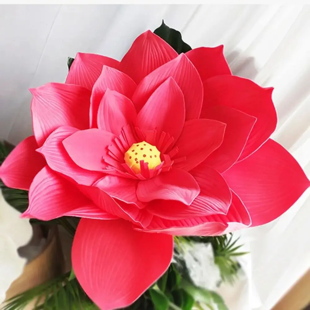 인공 PE 거대한 연꽃 시뮬레이션 연꽃, 연꽃 홈 장식 디스플레이, 호텔 장식 아트 장식
