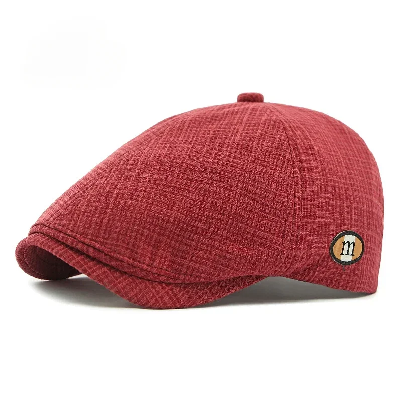 Beret Hat New Hats for Men and Women British Retro Fashion Casual Solid Color Adjustable beret hat,woolen beret