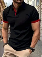 La nouvelle chemise POLO à manches courtes pour hommes d'été 2025, décontractée, à la mode, confortable et douce avec impression de motifs 3D 3