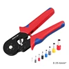 HSC8 Cable Wire Crimper Crimping Tool Plier Set 6-4/6A 23-7AWG Self 1200Pcs Cord End Bootlace Ferrules Terminals Kit 6