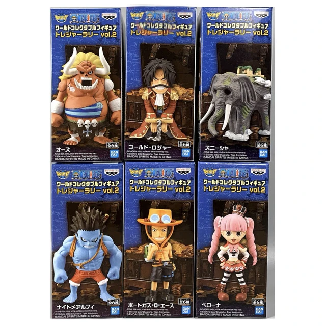 Bandai One Piece Babanuki Kaido Hawkins Speed X Drake Holdem King Queen  Jakku Pageone Beasts Pirates WCF Anime Model Toys 7-13CM