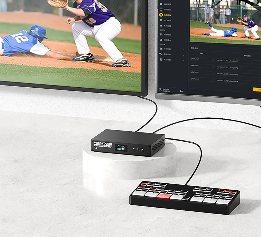 Link Pi ENC5-V2 5-port HDMI Encoder 4K@30fps Decoder 1080P NDI HX SRT RTMP RTSP