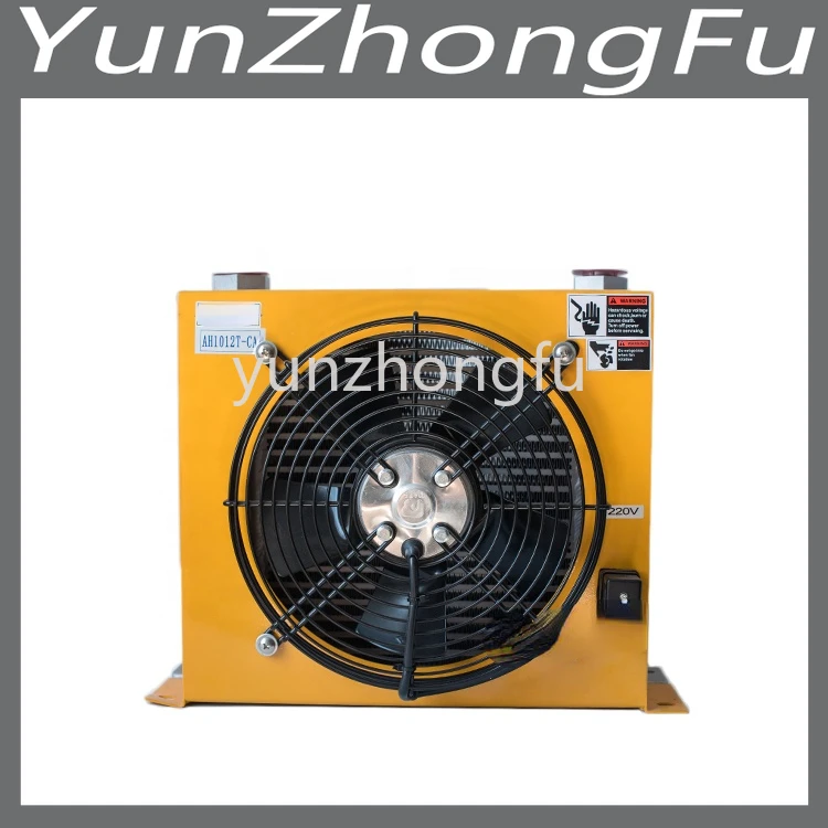 

AH1012T-CA220V гидравлический воздушный охладитель серии AH с воздушным охлаждением, Алюминиевый Масляный охладитель, вентилятор, теплообменник