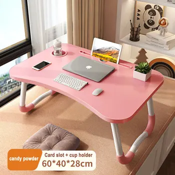 Tavolo per Laptop, Tavolo da Letto, Tavolo Pieghevole, Tavolo da Studio