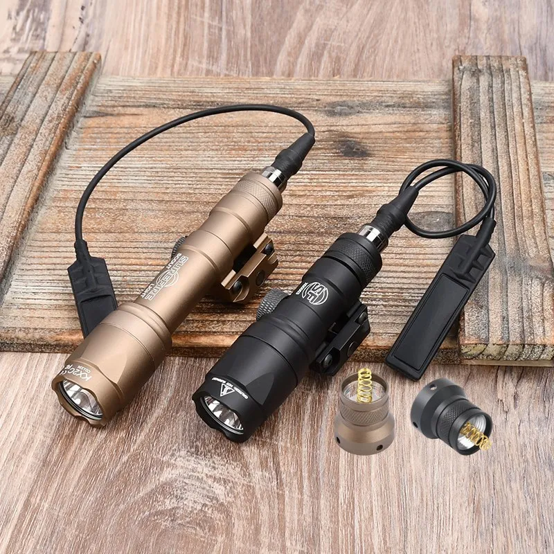 

WADSN SF Surefir M600 M300 M600C Airsoft Powerful Flashlight Tactical Torch Spotlight Scout Rifle Gun Weapon Light Fit 20mm Rail