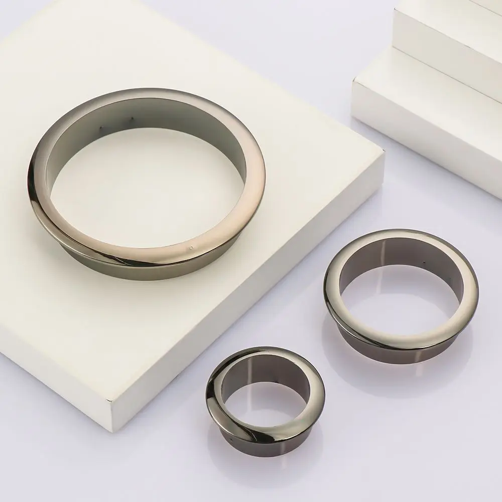 Cable Organizer Plastic Round Wire Hole Cover With Buckle Line Practical Desk Table Cable Fastener Computer Grommet Line Box Office Organizer